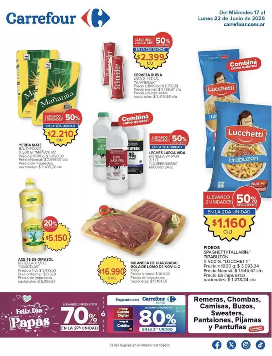 Catálogo Carrefour en San Justo (Buenos Aires) | Carrefour Hiper 17 Junio | 2026-06-17T00:00:00.000Z - 2026-06-23T00:00:00.000Z