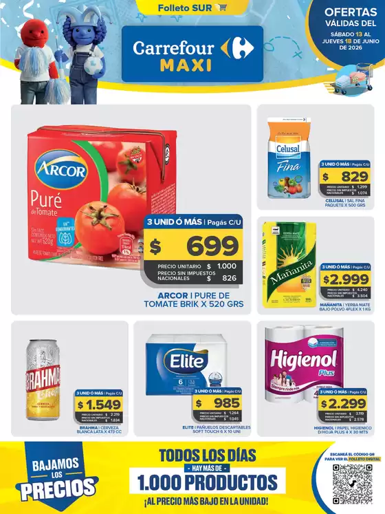 Catálogo Carrefour Maxi en San Justo (Buenos Aires) | Carrefour Maxi 13 Junio | 2026-06-13T00:00:00.000Z - 2026-06-19T00:00:00.000Z