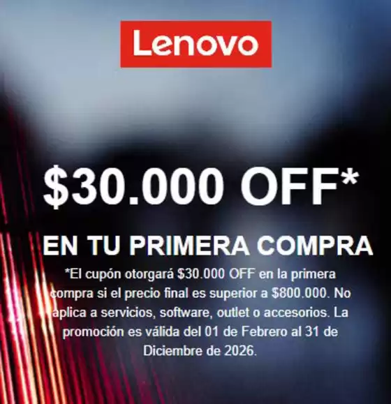 Catálogo Lenovo | Promocion! | 2026-06-17T00:00:00.000Z - 2026-12-31T00:00:00.000Z