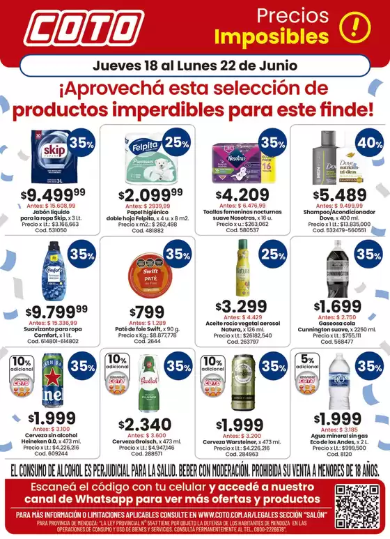 Catálogo Coto | Coto Afiche Salon Productos Motivo | 2026-06-18T00:00:00.000Z - 2026-06-22T00:00:00.000Z