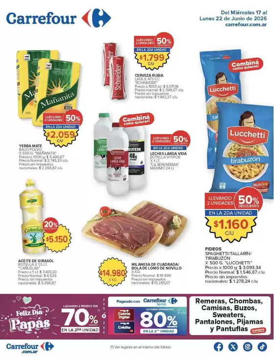 Catálogo Carrefour | Carrefour Hiper 17 Junio | 2026-06-17T00:00:00.000Z - 2026-06-22T00:00:00.000Z