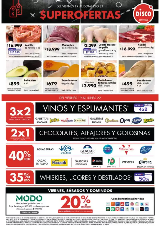 Catálogo Disco | Ofertas | Córdoba | 2026-06-19T00:00:00.000Z - 2026-06-22T00:00:00.000Z