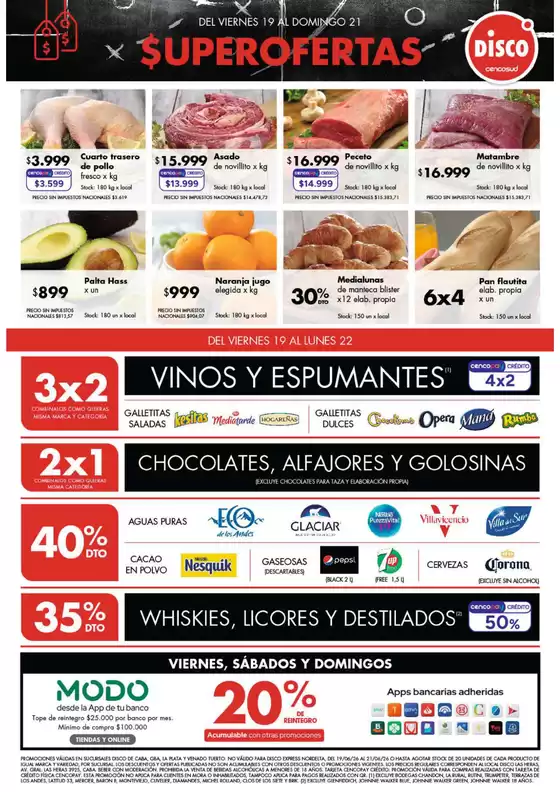 Catálogo Disco | Ofertas | Bs. As. y Santa Fé | 2026-06-19T00:00:00.000Z - 2026-06-22T00:00:00.000Z
