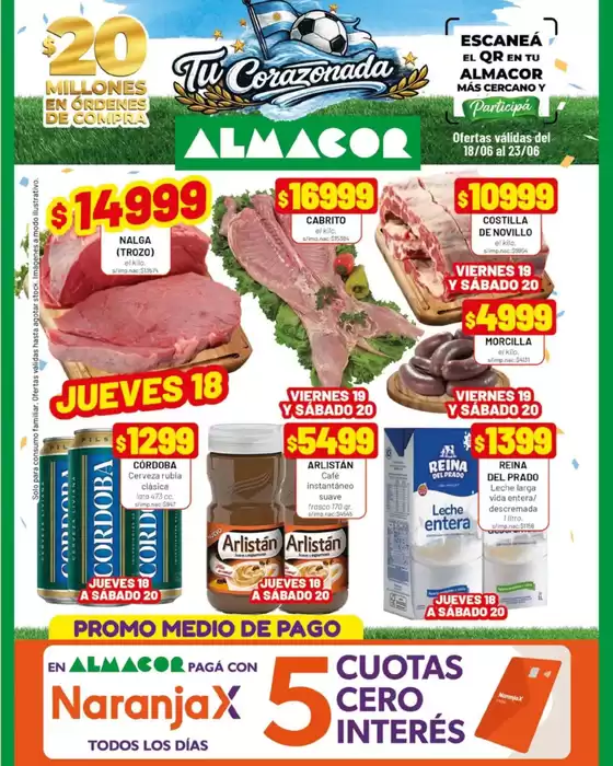 Catálogo Almacor | Ofertas Almacor | 2026-06-18T00:00:00.000Z - 2026-06-23T00:00:00.000Z