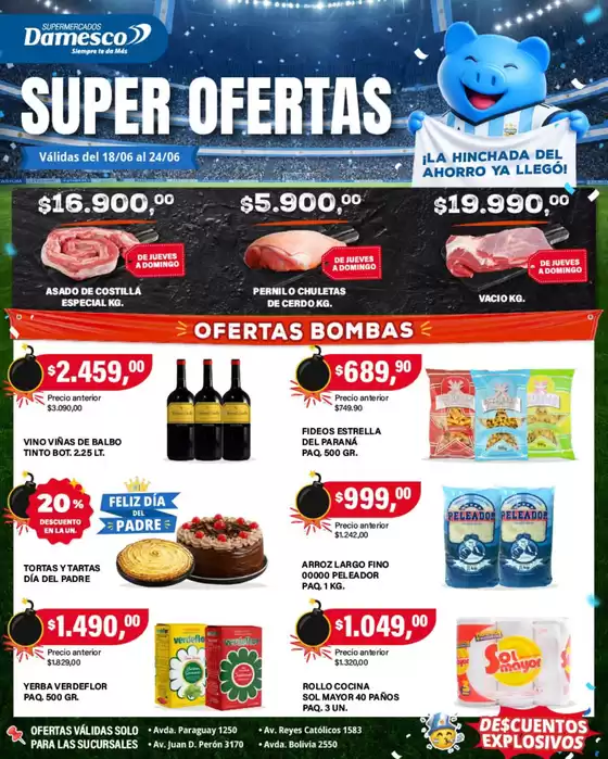 Catálogo Supermercados Damesco | Referencia de Foto Productos y Foto Productos con personas 1 1 | 2026-06-18T00:00:00.000Z - 2026-06-24T00:00:00.000Z