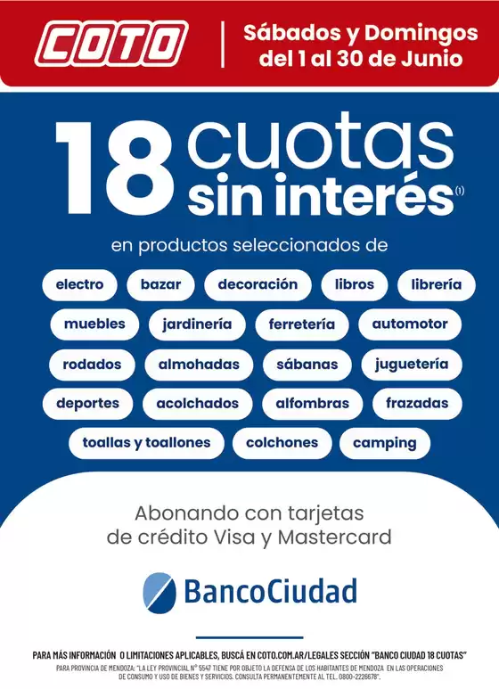 Catálogo Coto | Coto Afiche Web Banco Ciudad | 2026-06-01T00:00:00.000Z - 2026-06-30T00:00:00.000Z