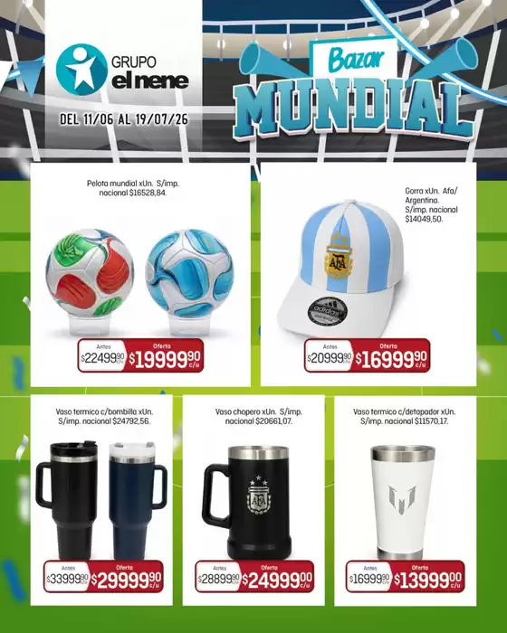 Catálogo El Nene | Gran variedad de ofertas | 2026-06-11T00:00:00.000Z - 2026-07-19T00:00:00.000Z