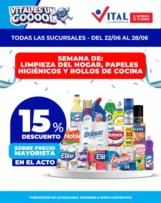 Catálogo Supermayorista Vital | Gangas exclusivas | 2026-06-22T00:00:00.000Z - 2026-06-28T00:00:00.000Z