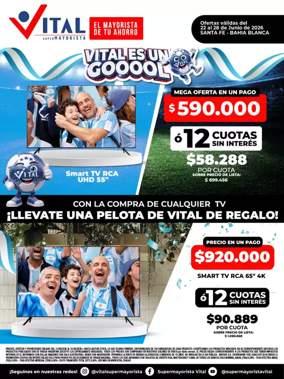Catálogo Supermayorista Vital | Excelente oferta para cazadores de gangas | 2026-06-22T00:00:00.000Z - 2026-06-28T00:00:00.000Z
