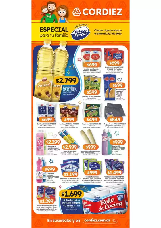 Catálogo Cordiez | Ofertas para cazadores de gangas | 2026-06-18T00:00:00.000Z - 2026-07-15T00:00:00.000Z