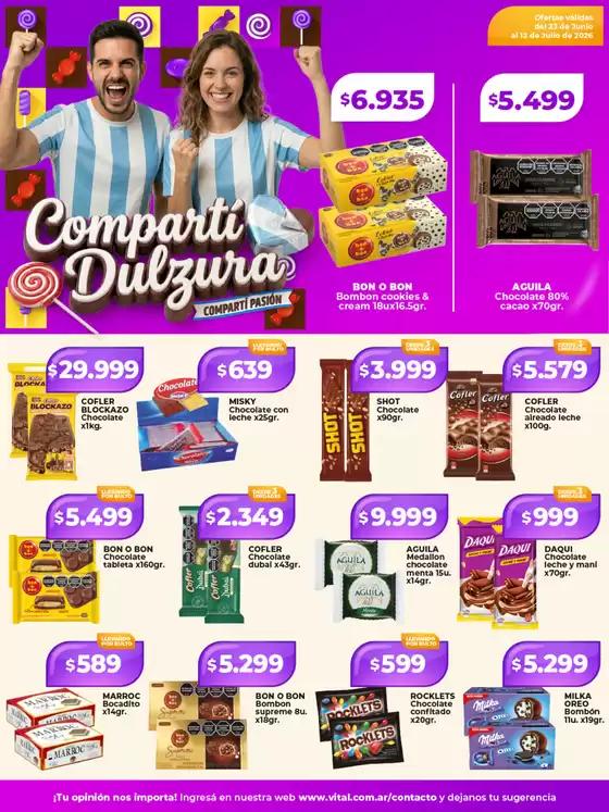Catálogo Supermayorista Vital | Compartí dulzura | | 2026-06-23T00:00:00.000Z - 2026-07-12T00:00:00.000Z