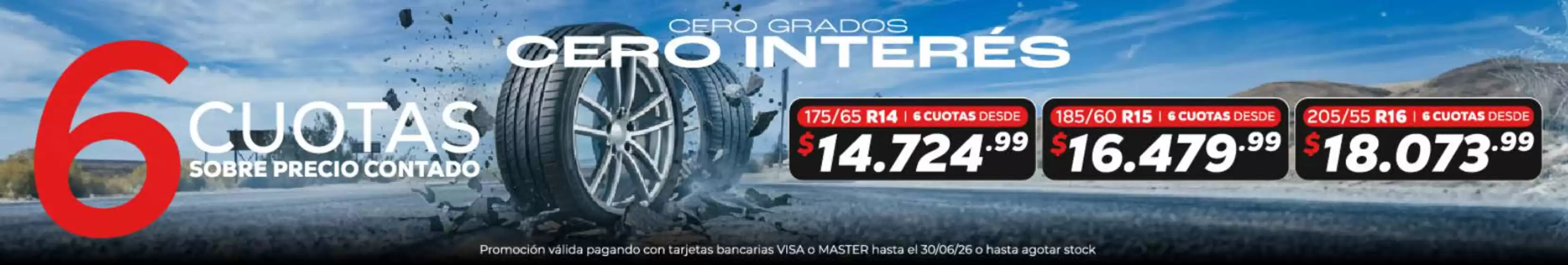 Catálogo Neumáticos Rosmi | Promocion! 6 cuotas sin interes | 2026-06-23T00:00:00.000Z - 2026-06-30T00:00:00.000Z
