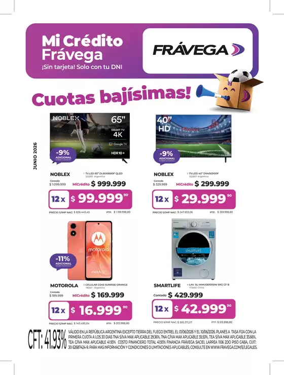 Catálogo Frávega | Catálogo de ofertas | 2026-06-24T00:00:00.000Z - 2026-06-30T00:00:00.000Z