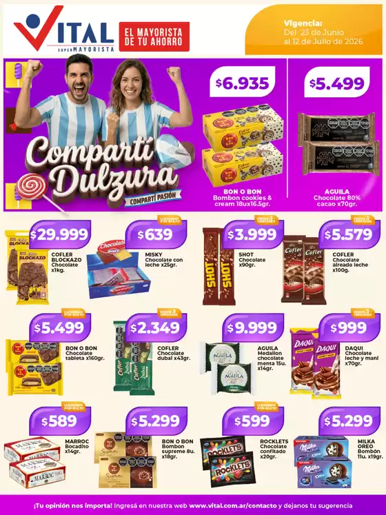 Catálogo Supermayorista Vital | Compartí dulzura | | 2026-06-23T00:00:00.000Z - 2026-07-12T00:00:00.000Z