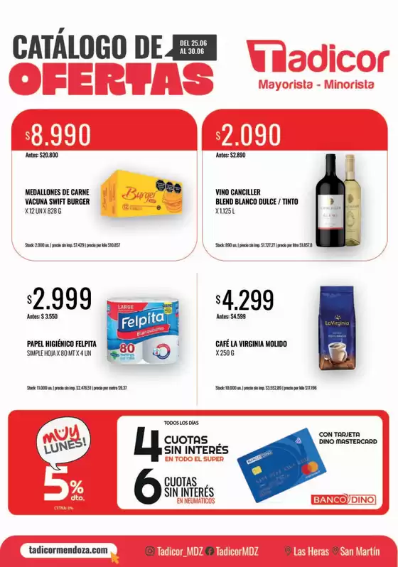 Catálogo Supermercados Tadicor | Catálogo Supermercados Tadicor | 2026-06-25T00:00:00.000Z - 2026-06-30T00:00:00.000Z