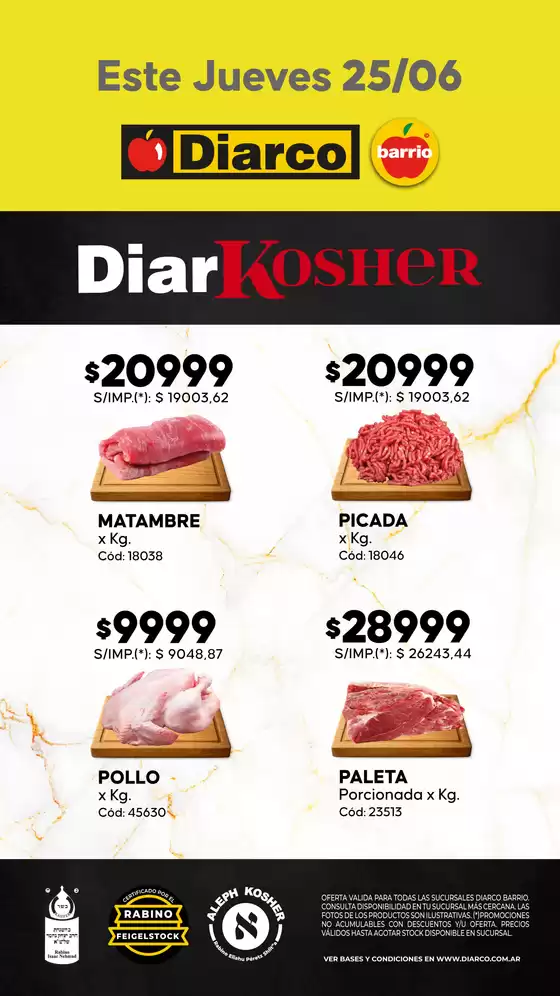Catálogo Diarco | ESPECIAL KOSHER | 2026-06-25T00:00:00.000Z - 2026-06-25T00:00:00.000Z
