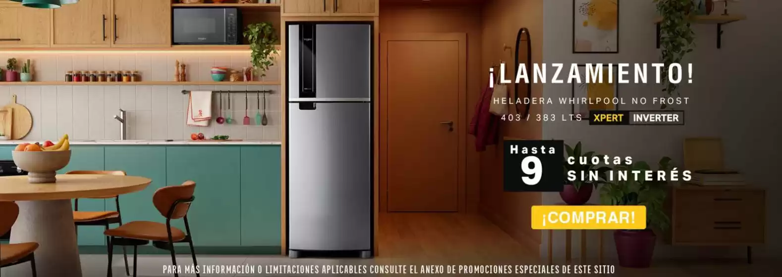 Catálogo Whirlpool | Promocion! Hasta 9 cuotas sin interes | 2026-06-25T00:00:00.000Z - 2026-07-07T00:00:00.000Z