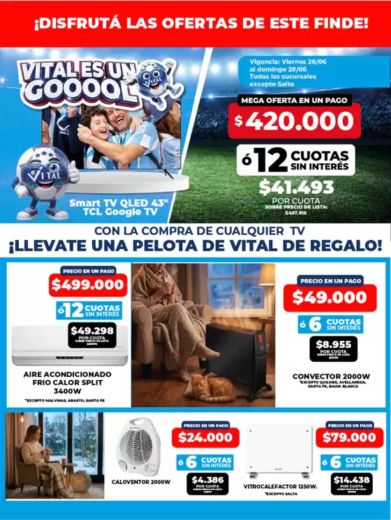 Catálogo Supermayorista Vital en Godoy Cruz | Ofertas principales para todos los clientes | 2026-06-26T00:00:00.000Z - 2026-06-28T00:00:00.000Z