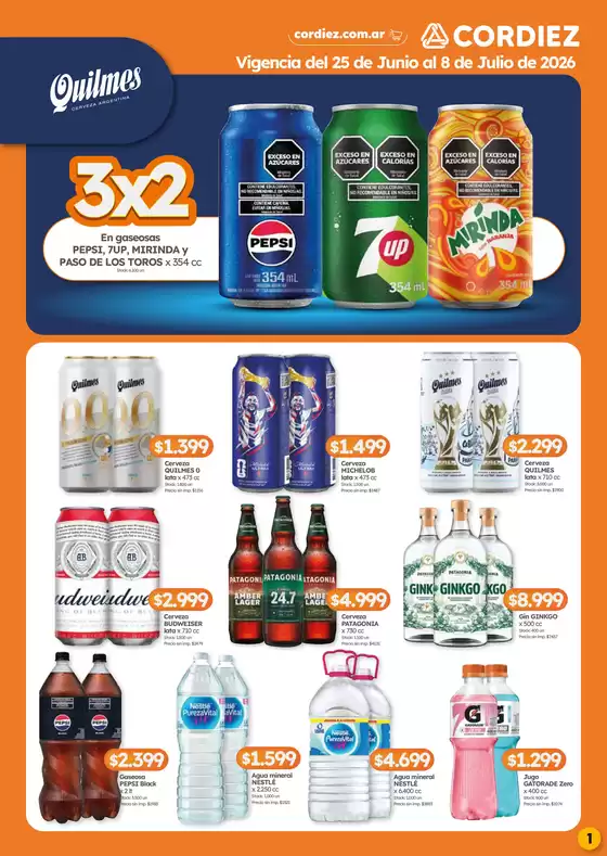 Catálogo Cordiez en Godoy Cruz | Ofertas y promociones actuales | 2026-06-25T00:00:00.000Z - 2026-07-08T00:00:00.000Z