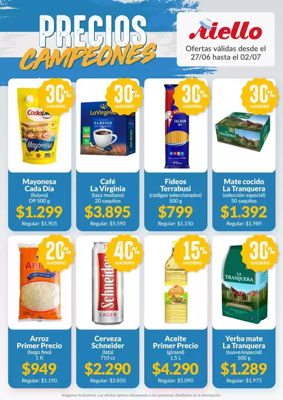 Catálogo Supermercados Aiello | Ofertas Supermercados Aiello | 2026-06-27T00:00:00.000Z - 2026-07-02T00:00:00.000Z