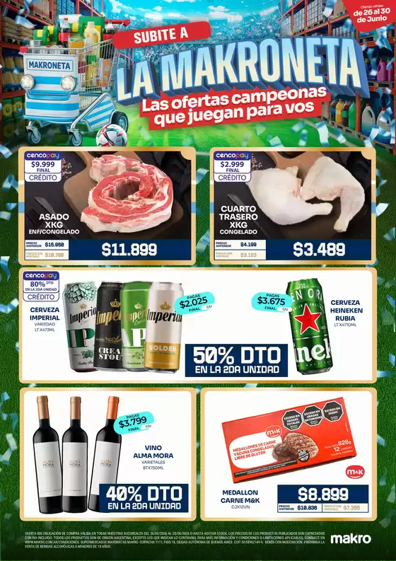 Catálogo Makro en Esperanza | Subite a la Makroneta | 2026-06-26T00:00:00.000Z - 2026-06-30T00:00:00.000Z