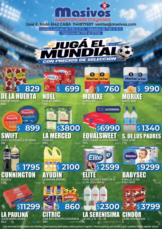 Catálogo Masivos en Esperanza | Ofertas270626 | 2026-06-27T00:00:00.000Z - 2026-07-03T00:00:00.000Z