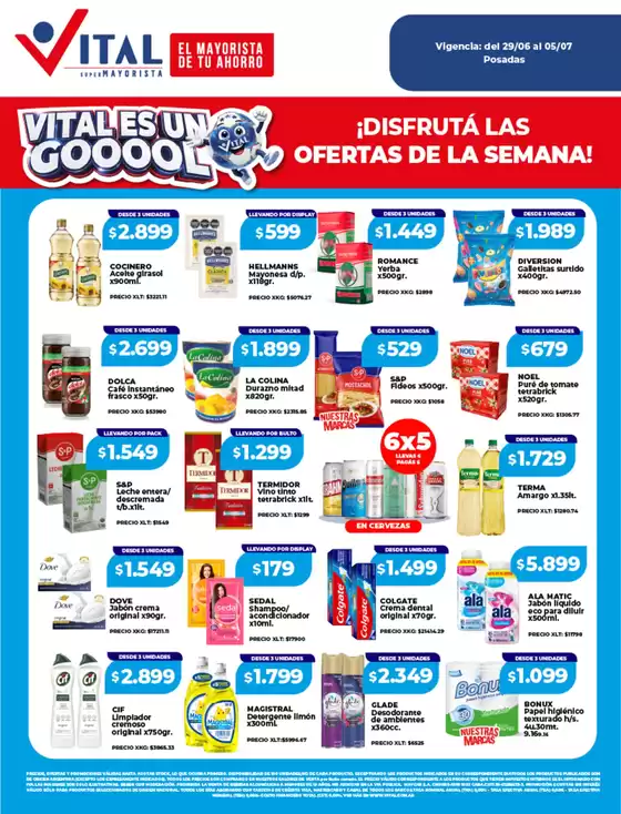 Catálogo Supermayorista Vital | Descubre ofertas atractivas | 2026-06-29T00:00:00.000Z - 2026-07-13T00:00:00.000Z
