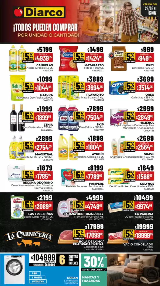 Catálogo Diarco | OFERTAS TDF | 2026-06-29T00:00:00.000Z - 2026-07-03T00:00:00.000Z