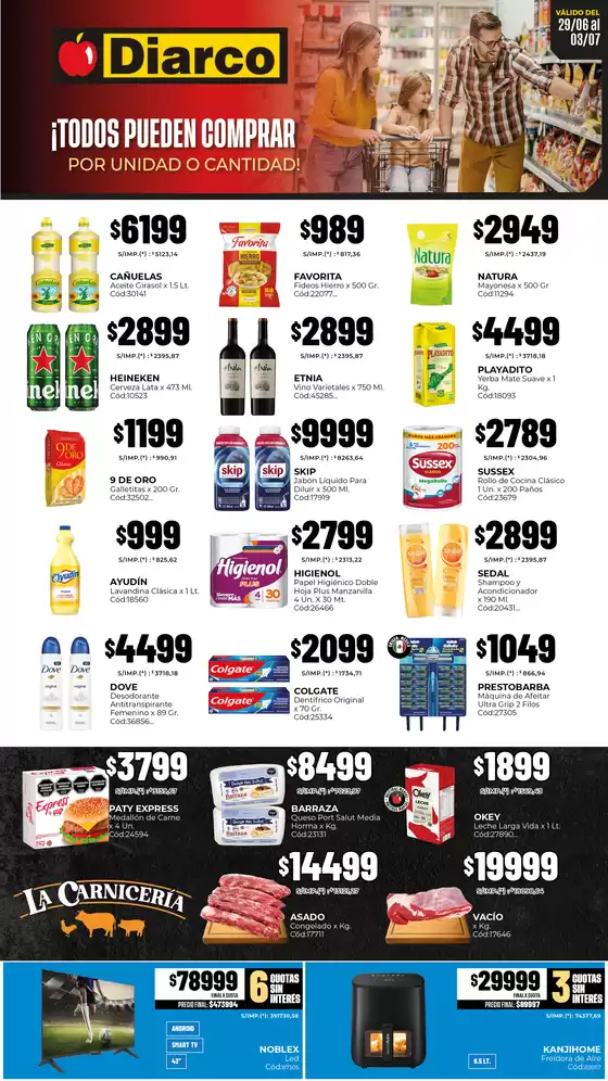 Catálogo Diarco | OFERTAS PUEBLO SUR | 2026-06-29T00:00:00.000Z - 2026-07-03T00:00:00.000Z