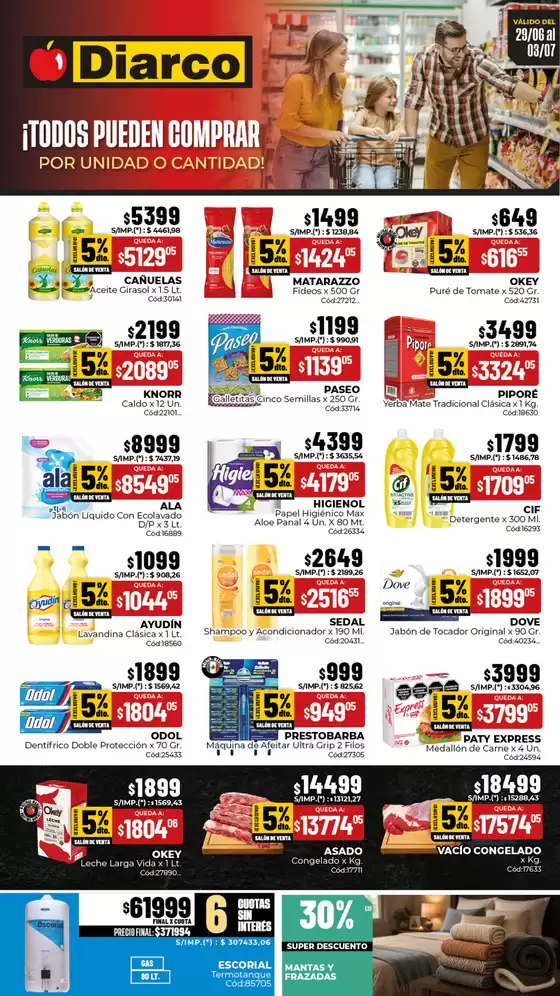 Catálogo Diarco | OFERTAS SUR | 2026-06-29T00:00:00.000Z - 2026-07-03T00:00:00.000Z