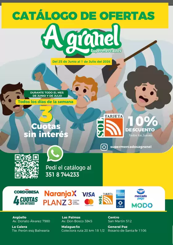 Catálogo Supermercados A Granel | Catálogo de ofertas | 2026-06-29T00:00:00.000Z - 2026-07-01T00:00:00.000Z
