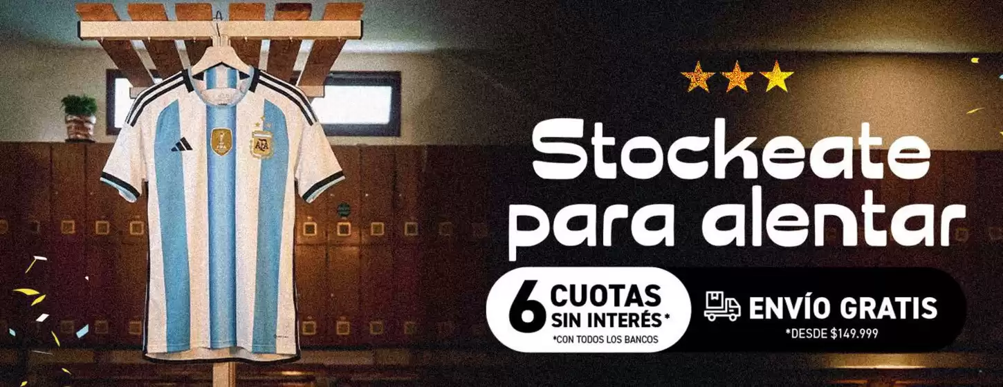 Catálogo Stock Center | Promocion! 6 cuotas sin interes | 2026-06-30T00:00:00.000Z - 2026-07-09T00:00:00.000Z