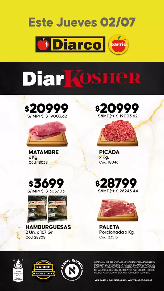 Catálogo Diarco | ESPECIAL KOSHER | 2026-07-02T00:00:00.000Z - 2026-07-02T00:00:00.000Z