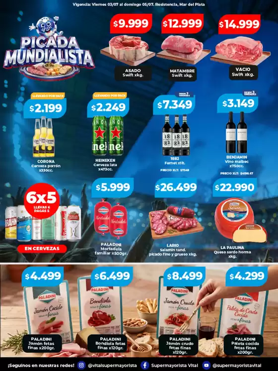 Catálogo Supermayorista Vital | Ahorra ahora con nuestras ofertas | 2026-07-03T00:00:00.000Z - 2026-07-05T00:00:00.000Z