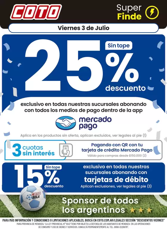 Catálogo Coto | Coto Afiche Descuento | 2026-07-03T00:00:00.000Z - 2026-07-03T00:00:00.000Z