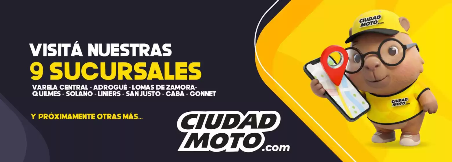Catálogo Ciudad Moto | 9 cuotas sin interes! | 2026-07-03T00:00:00.000Z - 2026-07-31T00:00:00.000Z