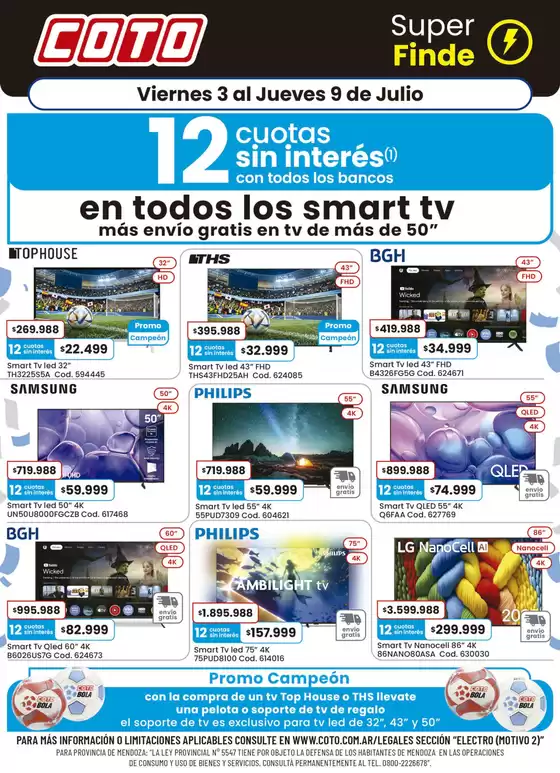 Catálogo Coto | Coto Afiche Electro Motivo | 2026-07-03T00:00:00.000Z - 2026-07-09T00:00:00.000Z