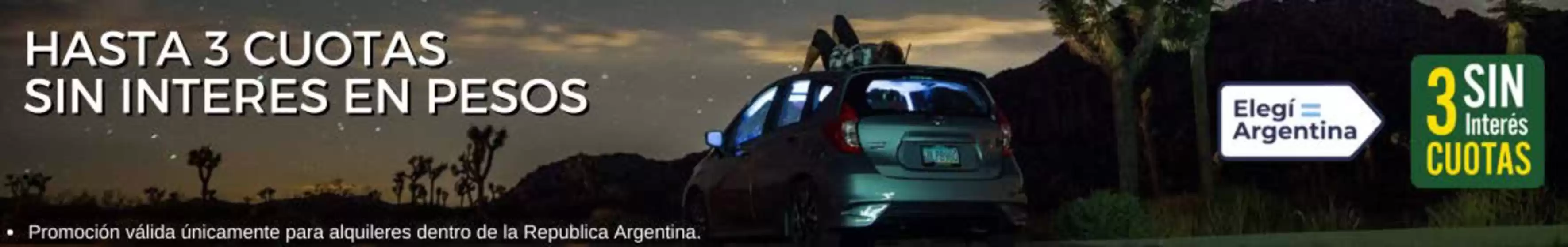 Catálogo Europcar | 3 cuotas sin interes! | 2026-07-03T00:00:00.000Z - 2026-07-31T00:00:00.000Z