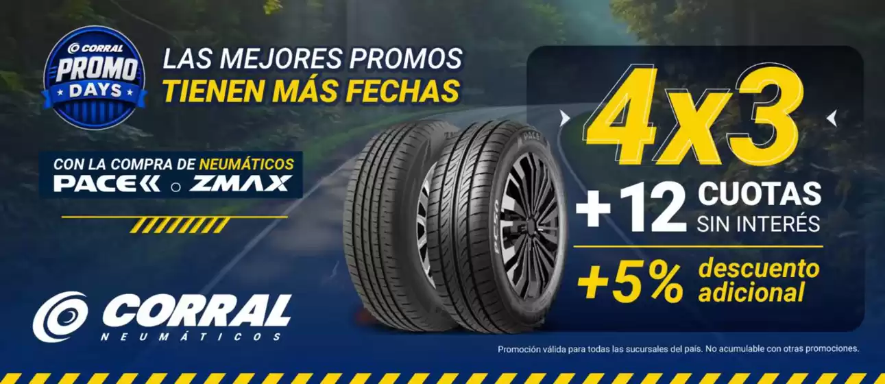 Catálogo Neumáticos Corral | Promocion! | 2026-07-03T00:00:00.000Z - 2026-07-31T00:00:00.000Z