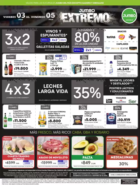 Catálogo Jumbo | Ofertas | Rosario | 2026-07-03T00:00:00.000Z - 2026-07-05T00:00:00.000Z