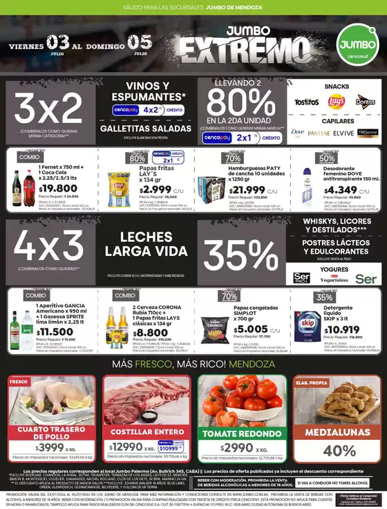 Catálogo Jumbo | Ofertas | Mendoza | 2026-07-03T00:00:00.000Z - 2026-07-05T00:00:00.000Z