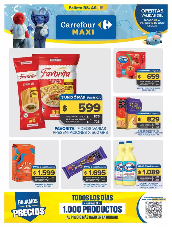 Catálogo Carrefour Maxi | OFERTAS SEMANALES | 2026-07-04T00:00:00.000Z - 2026-07-10T00:00:00.000Z