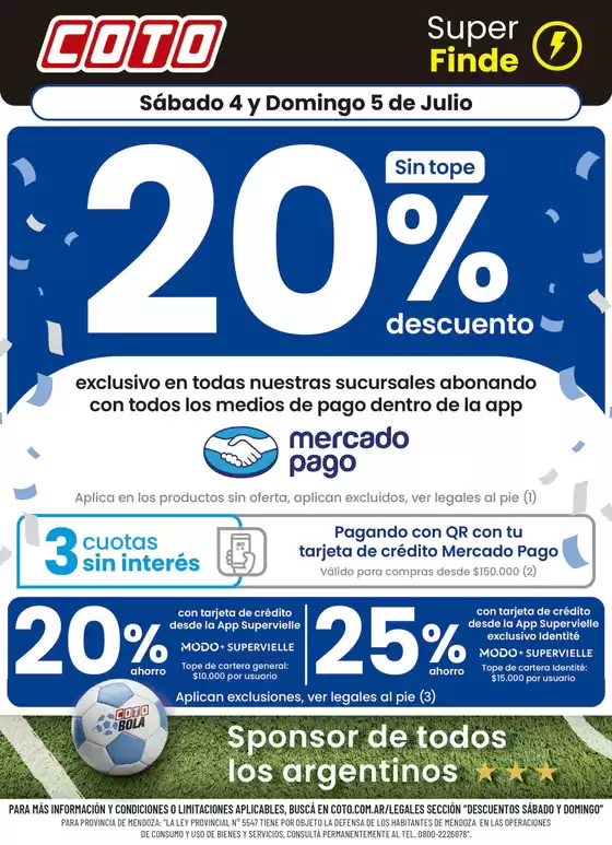 Catálogo Coto en Don Bosco | Coto Afiche Descuento | 2026-07-04T00:00:00.000Z - 2026-07-05T00:00:00.000Z