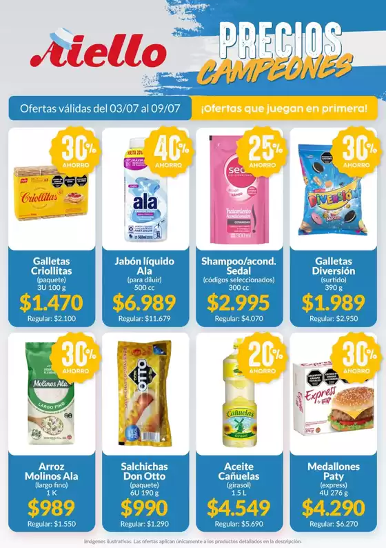 Catálogo Supermercados Aiello en Lanus Oeste | Ofertas Supermercados Aiello | 2026-07-03T00:00:00.000Z - 2026-07-09T00:00:00.000Z