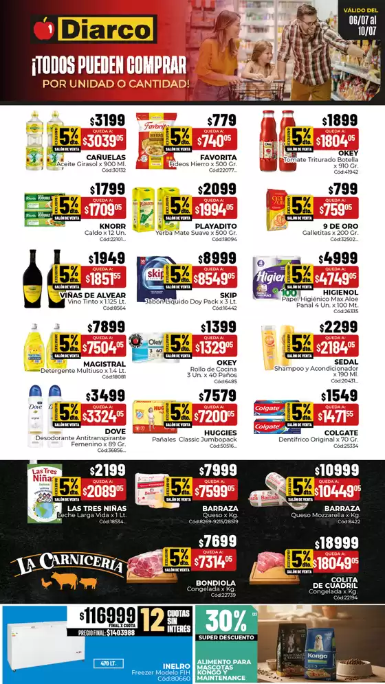 Catálogo Diarco | OFERTAS TDF | 2026-07-06T00:00:00.000Z - 2026-07-10T00:00:00.000Z