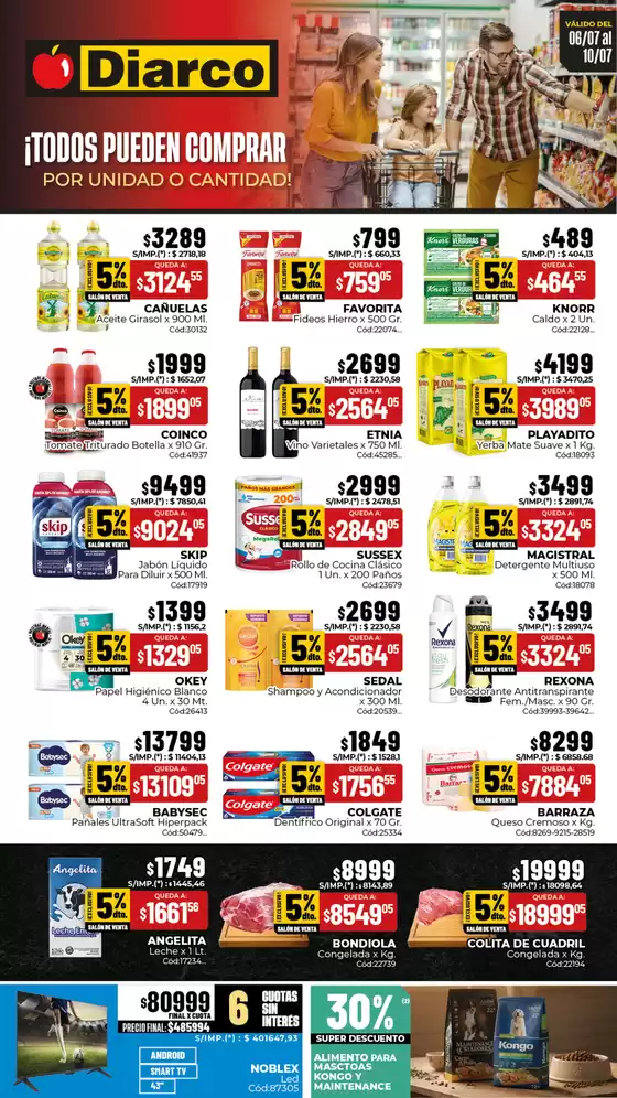 Catálogo Diarco | OFERTAS SUR | 2026-07-06T00:00:00.000Z - 2026-07-10T00:00:00.000Z