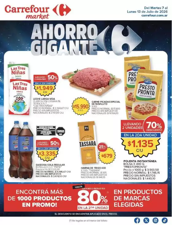 Catálogo Carrefour Market en San Francisco Solano | Carrefour Market 07 Julio | 2026-07-07T00:00:00.000Z - 2026-07-14T00:00:00.000Z