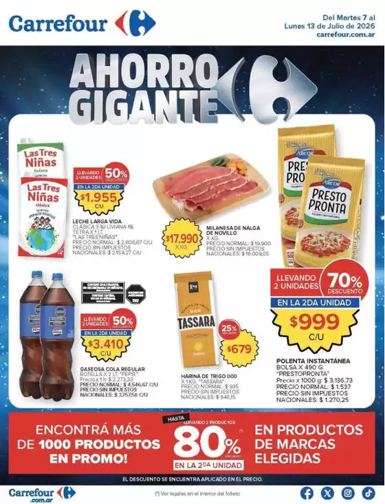 Catálogo Carrefour | Carrefour Hiper 07 Julio | 2026-07-07T00:00:00.000Z - 2026-07-14T00:00:00.000Z