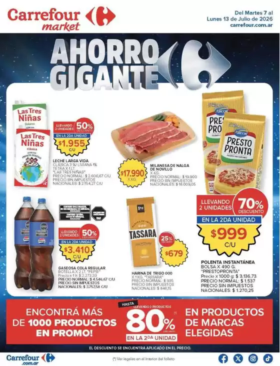 Catálogo Carrefour Market en San Francisco Solano | Carrefour Market 07 Julio | 2026-07-07T00:00:00.000Z - 2026-07-14T00:00:00.000Z