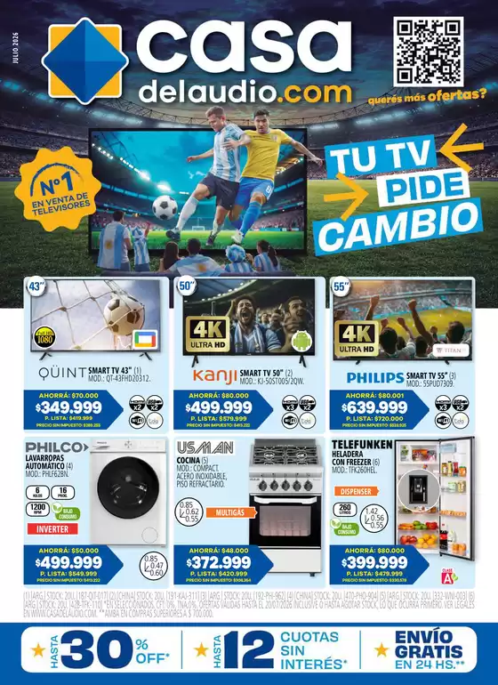 Catálogo Casa del Audio | Ofertas Casa del Audio | 2026-07-08T00:00:00.000Z - 2026-07-20T00:00:00.000Z